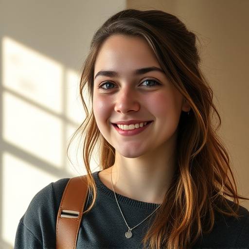 Foto de Ana Ferreira, aluna da escola